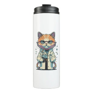Katzenlabor Fokussiert Thermosbecher
