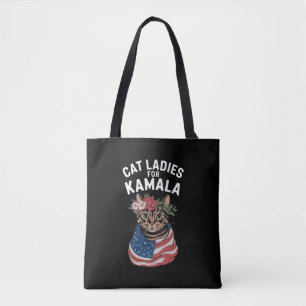 Katzenladies für Kamala Katzenlady Harris Wahl Tasche