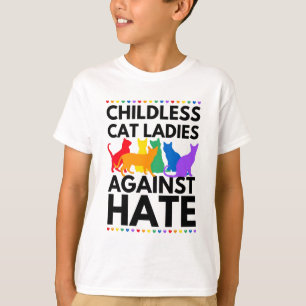 Katzenladies gegen Hass wählen Kamala-Harris  T-Shirt