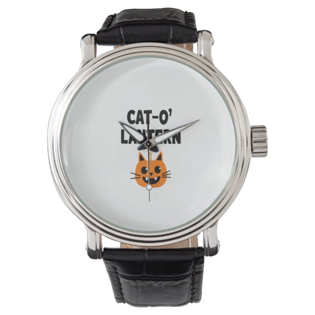 Katzenlaterne 3 armbanduhr (Vorderseite)
