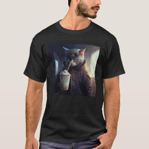 Katzenlehrer Eiscreme T-Shirt