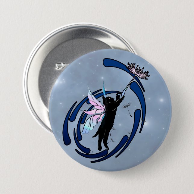 Katzenleuchter Button (Vorne & Hinten)