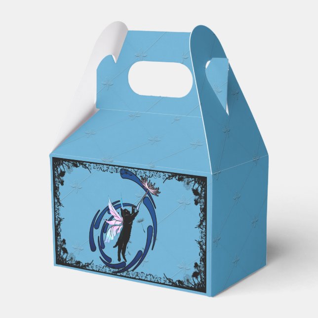 Katzenleuchter Geschenkschachtel (Rückseite)