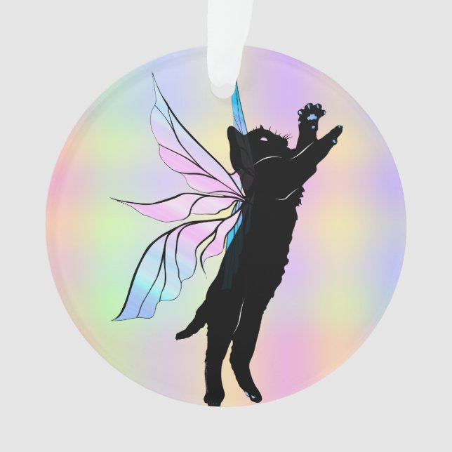 Katzenleuchter Ornament (Vorderseite)