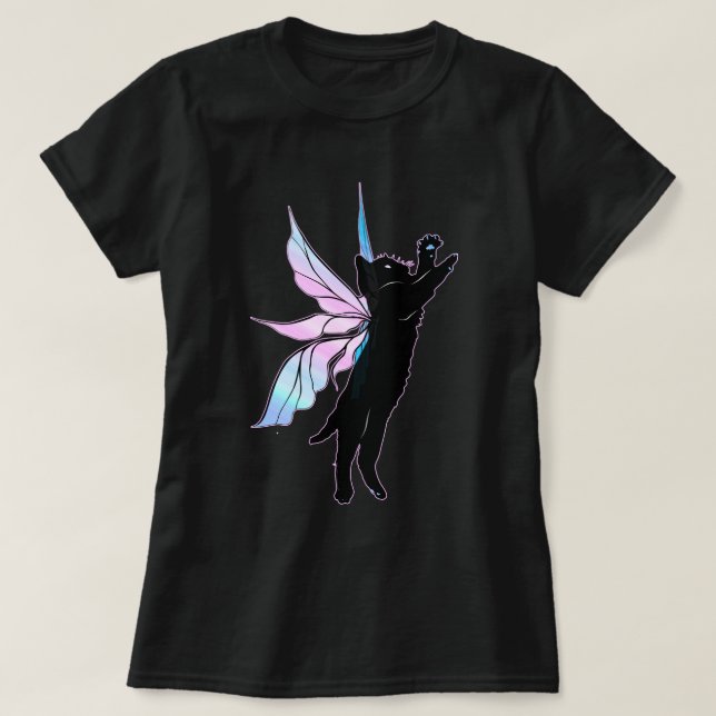 Katzenleuchter T-Shirt (Design vorne)
