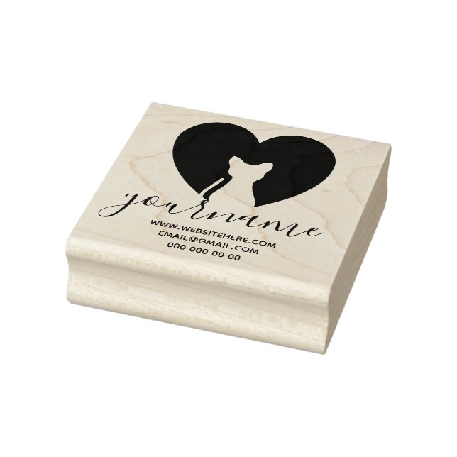 Katzenliebe Gummistempel (Stempel)