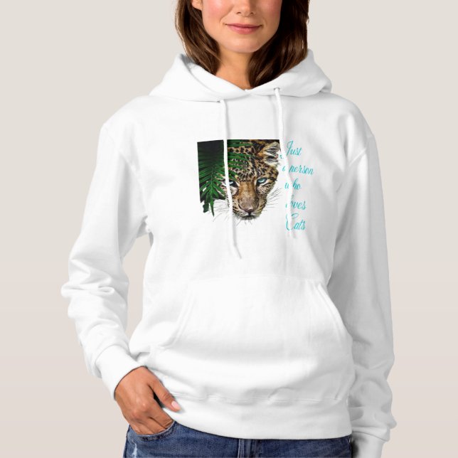 Katzenliebe Hoodie (Vorderseite)