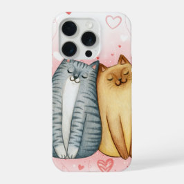 Katzenliebe iPhone 15 Pro Hülle
