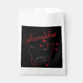Katzenliebhaber ailurophiles Favor Bags Geschenktütchen