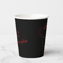 Katzenliebhaber ailurophiles Papier Becher