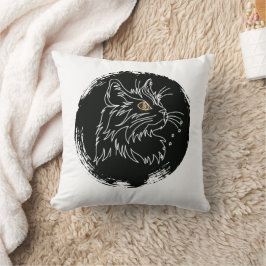 Katzenliebhaber-Design zum Ausschneiden Kissen