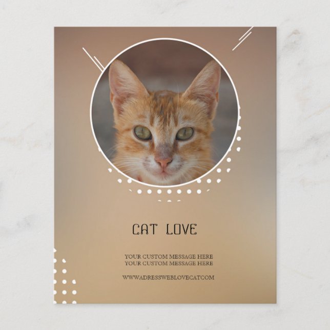 Katzenliebhaber Flyer (Vorne)
