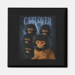 Katzenliebhaber-Gamer-Gang in Laclava-Headsets Lus Magnet
