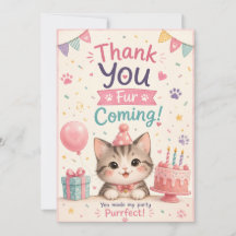 Katzenliebhaber Geburtstag Danke Karten