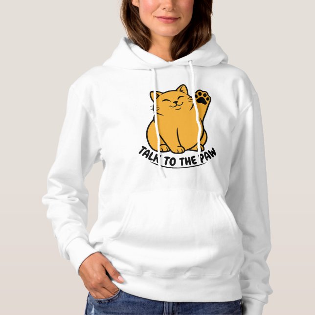 Katzenliebhaber-Geschenk Hoodie (Vorderseite)