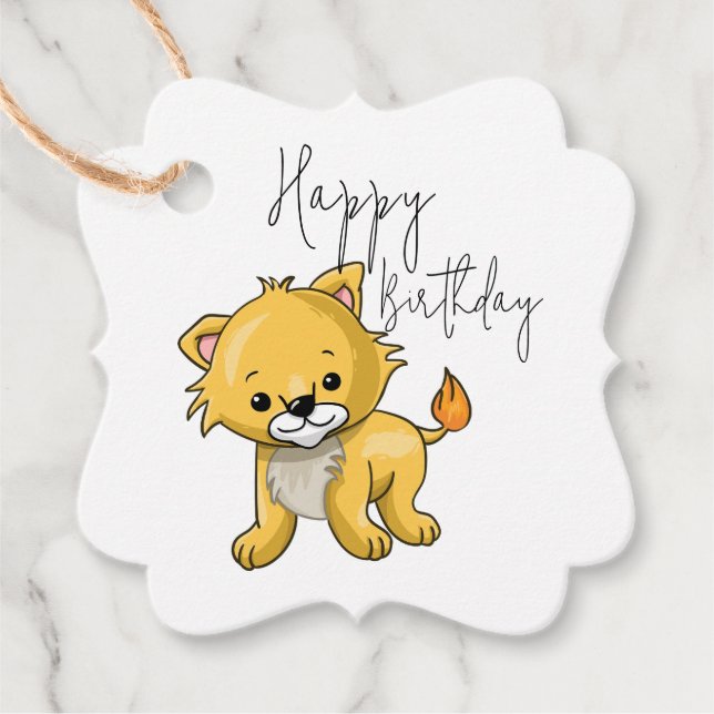 Katzenliebhaber Geschenkanhänger (Vorderseite)