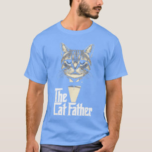 Katzenliebhaber-Geschenke Lustiger Katzenvater Män T-Shirt