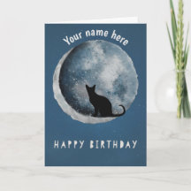 Katzenliebhaber - Happy Birthday Card