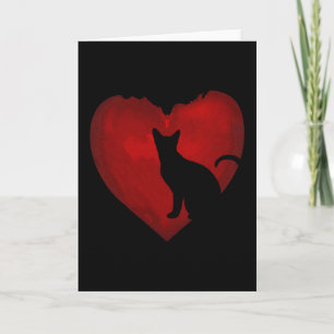 Katzenliebhaber Herzen Valentinstag Geschenke Für  Karte