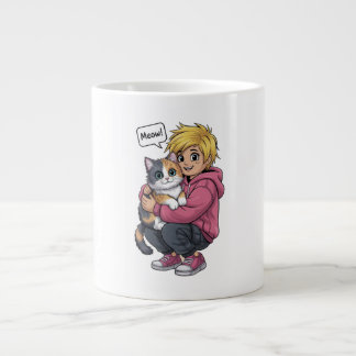 Katzenliebhaber Jumbo-Tasse