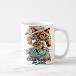 Katzenliebhaber Katze Lustige Siamese & Chartreux Kaffeetasse