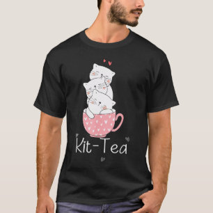 Katzenliebhaber-Kit-Teeset Lustiges Tier Liebe T-Shirt