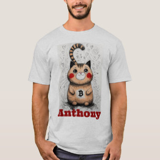 Katzenliebhaber Kryptogeschenk bearbeitet T-Shirt