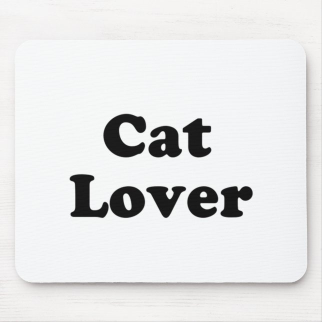 Katzenliebhaber Mousepad (Vorne)