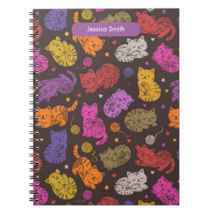 Katzenliebhaber Notizbuch Notizblock