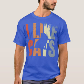 Katzenliebhaber Retro T-Shirt