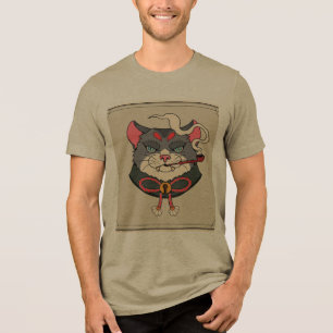 Katzenliebhaber-Shirt – Süßes Geschenk für Katzenm Tri-Blend Shirt