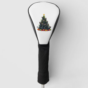 Katzenliebhaber Süße und lustige Feiertagsbaum Wei Golf Headcover