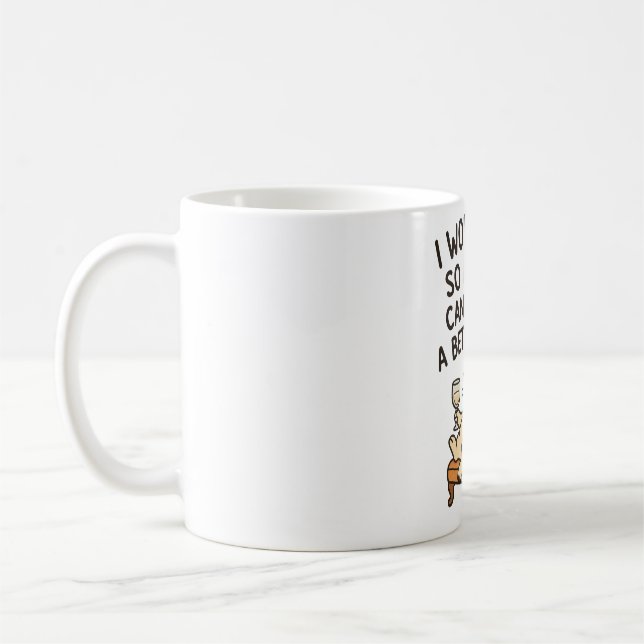 Katzenliebhaber Tasse Geschenk - Tierfreund (Links)