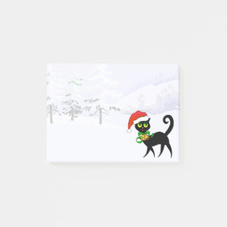 Katzenliebhaber Weihnachten Post-it Klebezettel