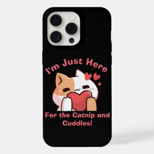 Katzenliebhabers Freude - Katzenminze & Kuscheln iPhone 15 Pro Max Hülle