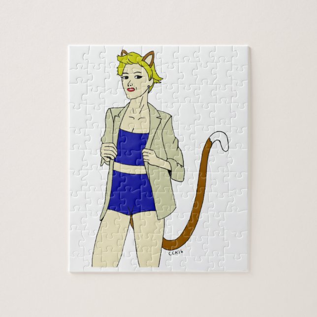 Katzenmädchen   (Vertikal)
