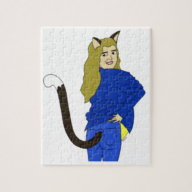 Katzenmädchen   (Vertikal)