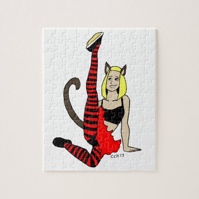 Katzenmädchen (Vertikal)