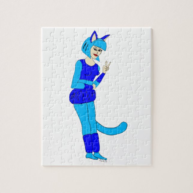 Katzenmädchen (Vertikal)