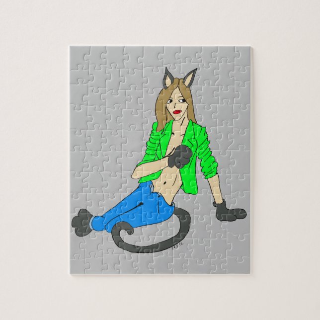 Katzenmädchen   (Vertikal)
