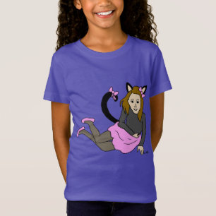 Katzenmädchen T-Shirt