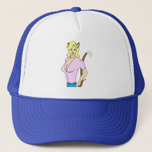 Katzenmädchen Truckerkappe