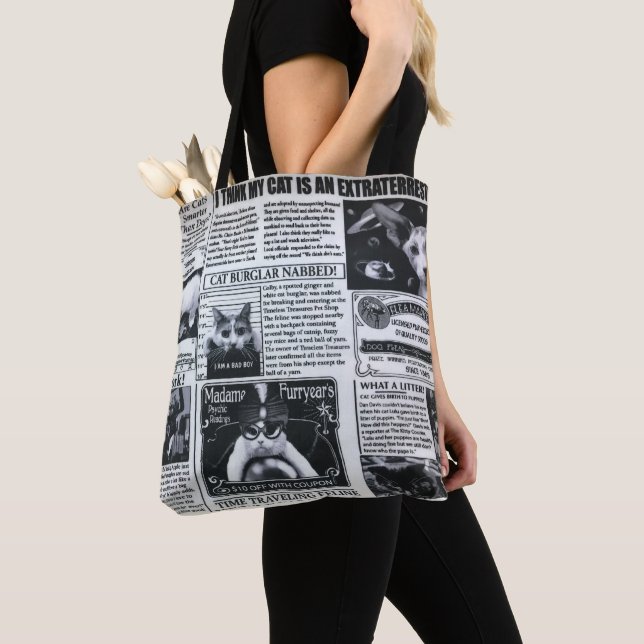 Katzenmagazin Tasche (Von Nahem)