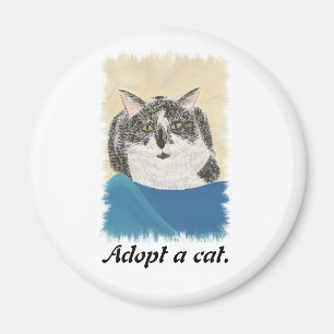 Katzenmagnete adoptiert Werbeaktion Magnet
