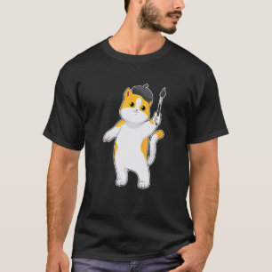 Katzenmaler-Pinsel T-Shirt