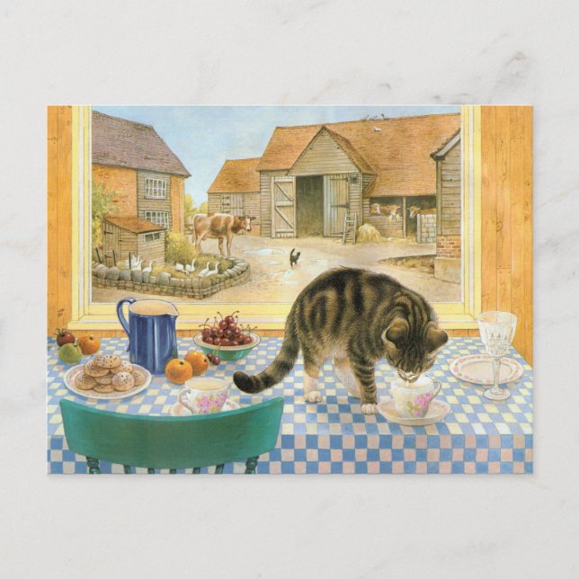 Katzenmaler Postkarten (Vorderseite)