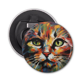 Katzenmalerei Flaschenöffner