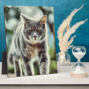 Katzenmalerei Fotoplatte