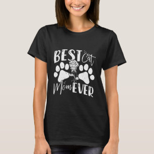 Katzenmama BESTE KATZENMUTTER ALLERZEIT Rosen Gart T-Shirt