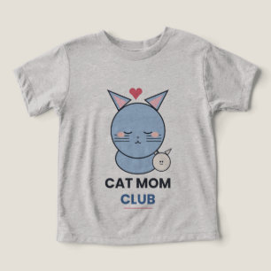 Katzenmama-Club-Katze-und-Kätzchen-T-Shirt